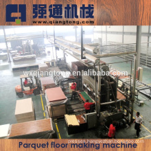 2015 Parquet wood laminating flooring making machine / Floor production line